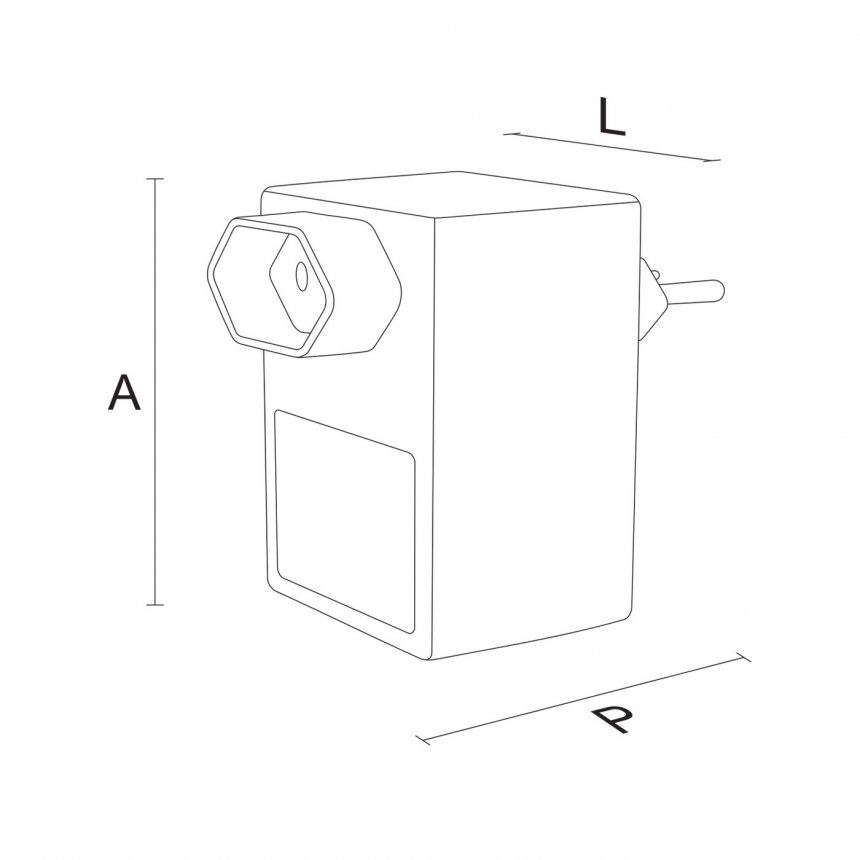 Autotransformador de Parede 60VA 220V - 127V
